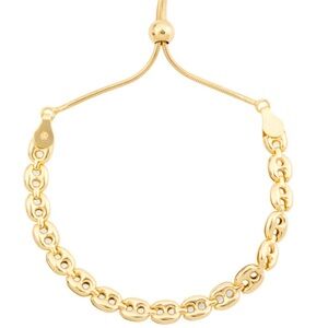 Mia Fiore Mariner Link Chain 18k Gold Plated Bracelet New